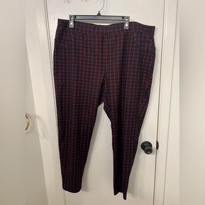 Anthropologie Plaid Leggings